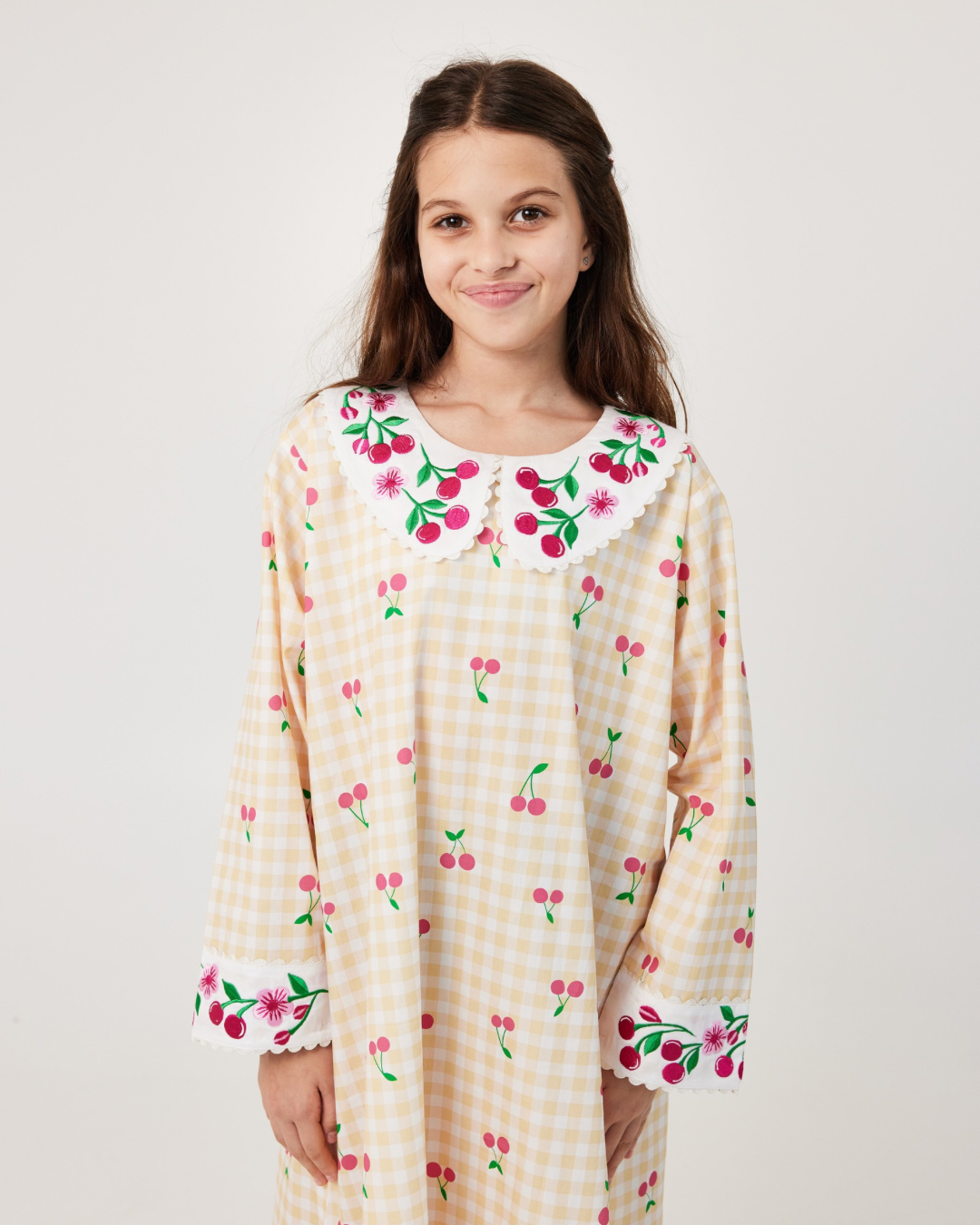 Yellow Cherry jalabya