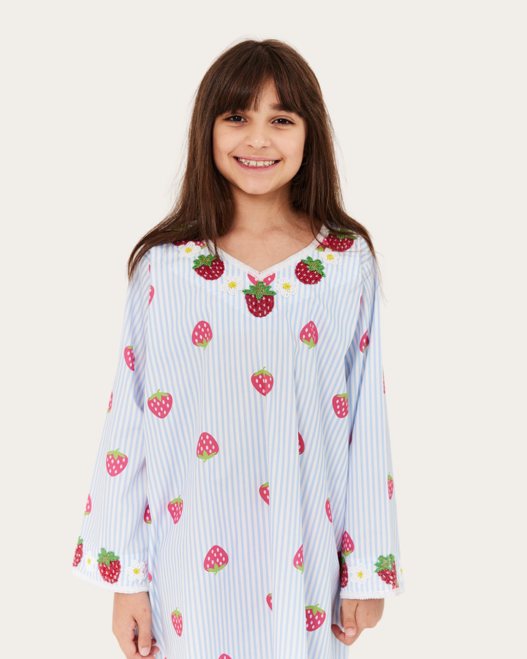 Strawberry blue jalabya