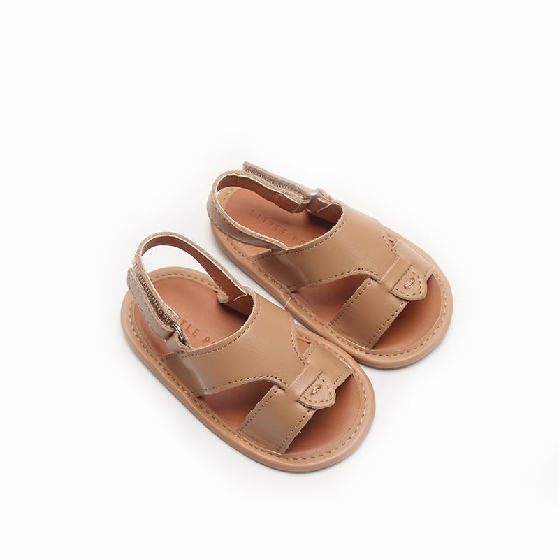 Camel sandals