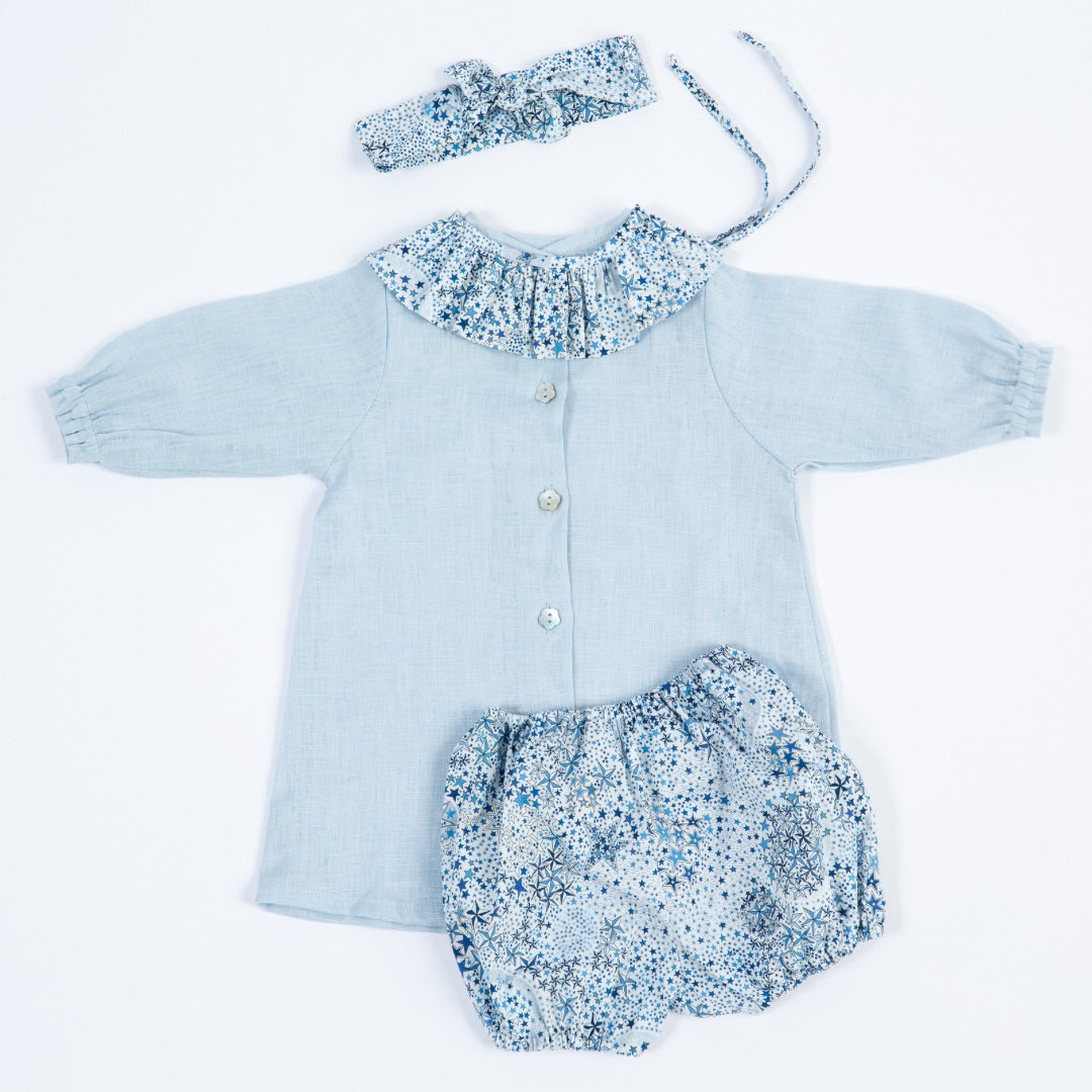 LIBERTY baby set - Blue