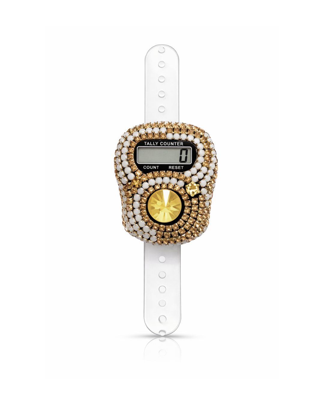 LED Digital Counter Gold/white