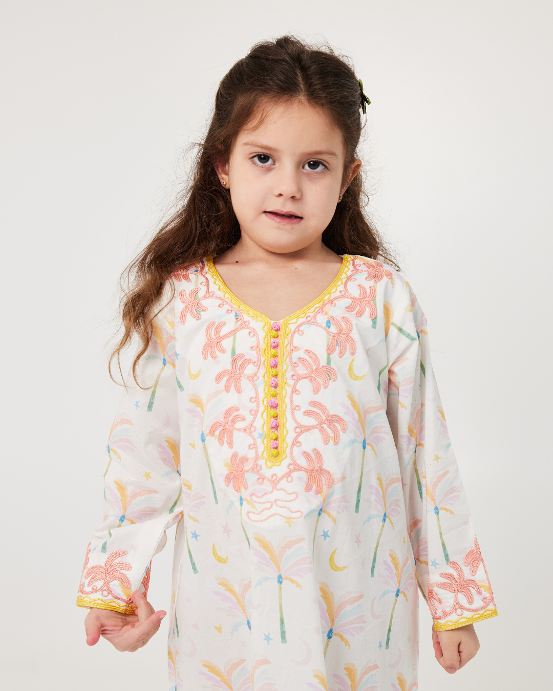 Moroccan palm tree jalabya