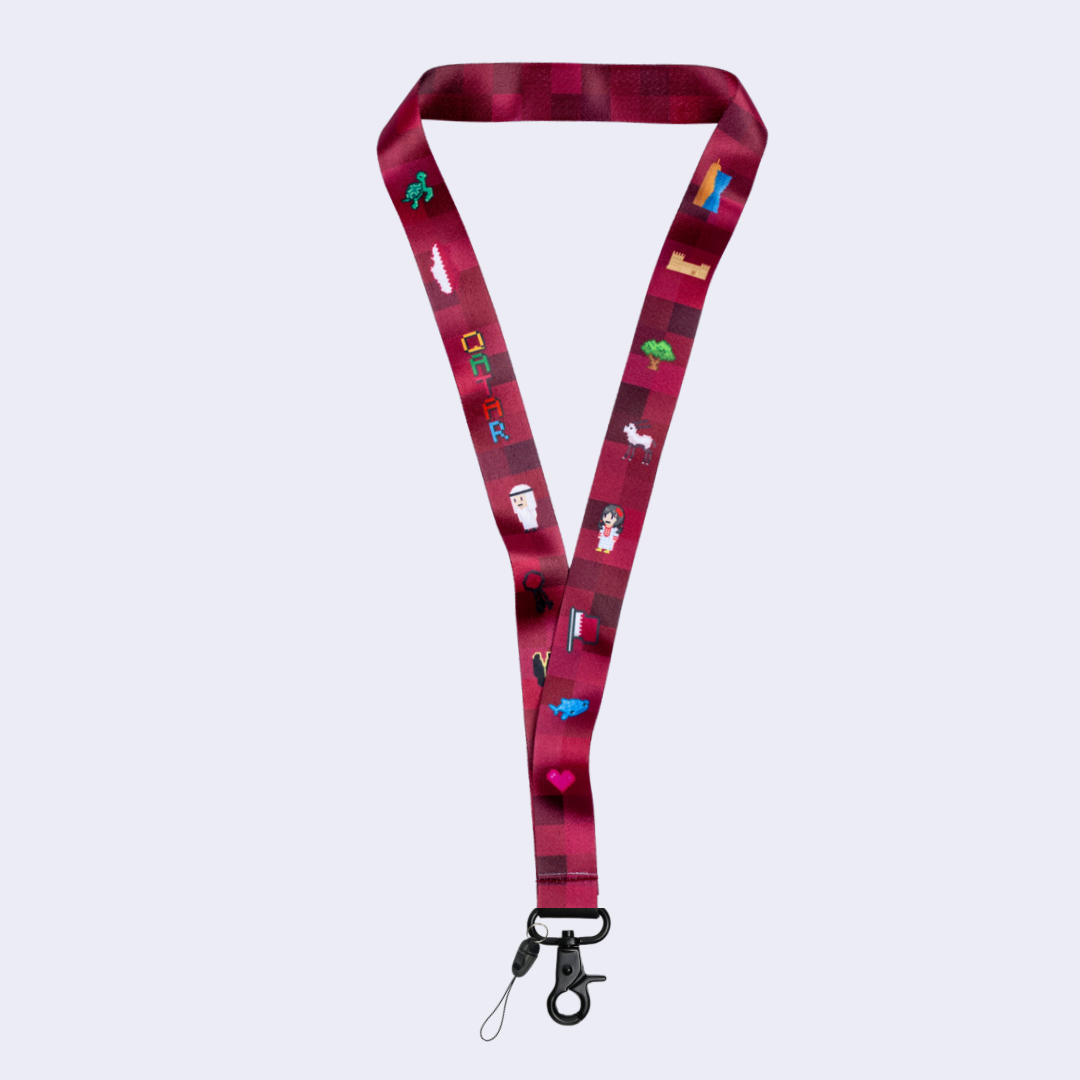 Pixelated Lanyard without pins