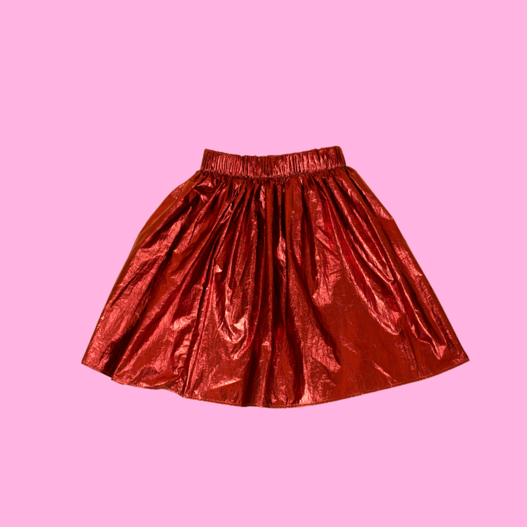 Metallic skirt