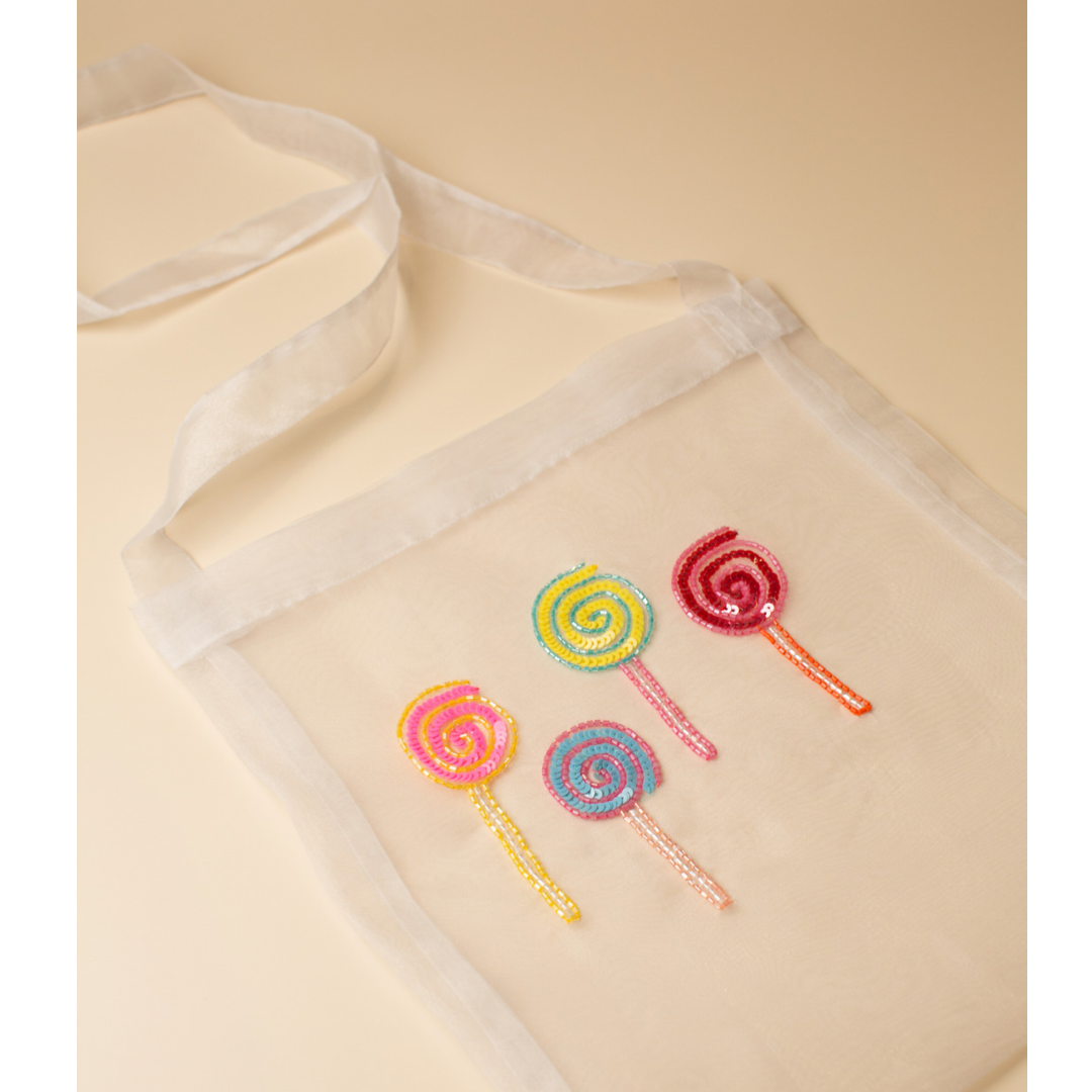 Lollipop white bag
